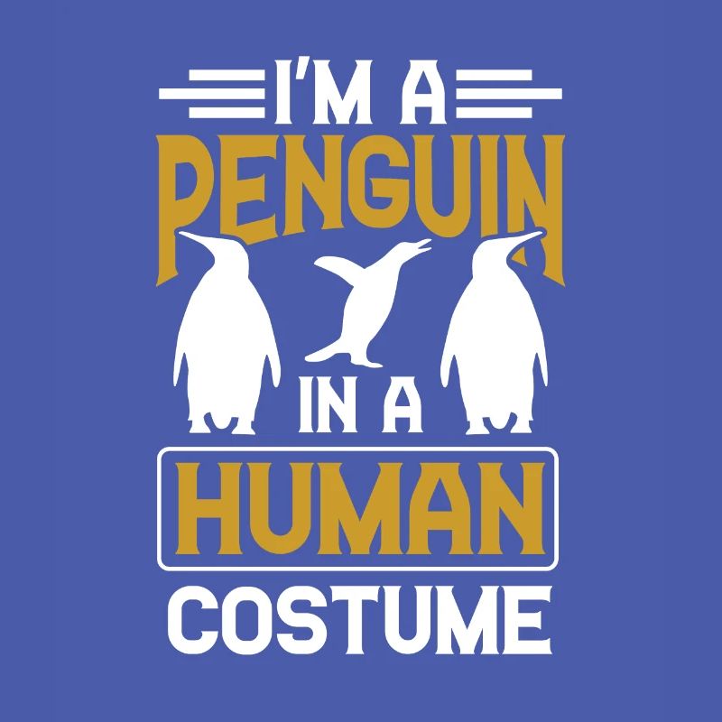 Ich Bin Ein Pinguin In Einem Menschlichen Kostüm