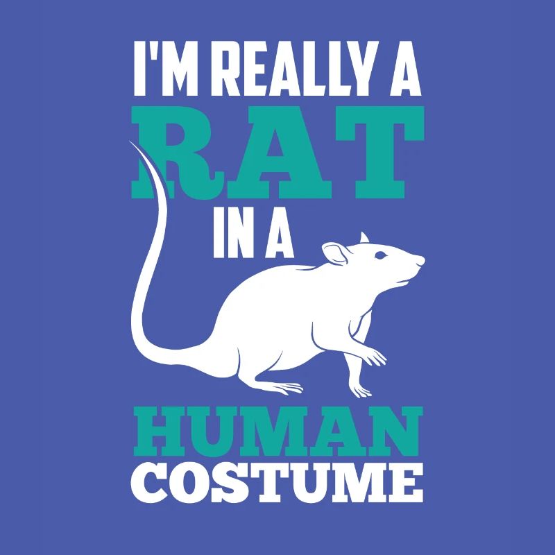 Ich Bin Eine Ratte In Einem Menschlichen Kostüm