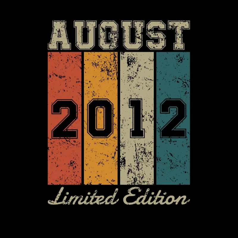 Date de naissance: Août 2012 - Limited Edition Retro
