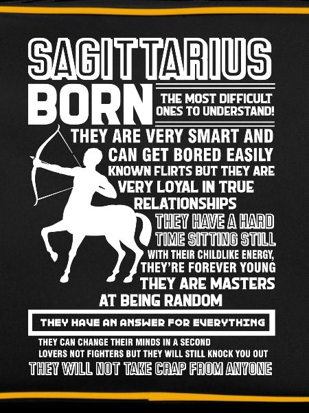 Sagittarius Sagittarius Born