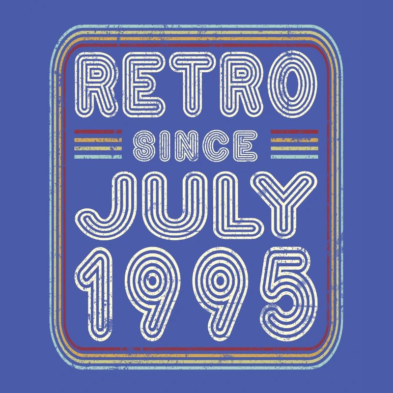 Geburtstag Juli 1995 Retro Geschenk