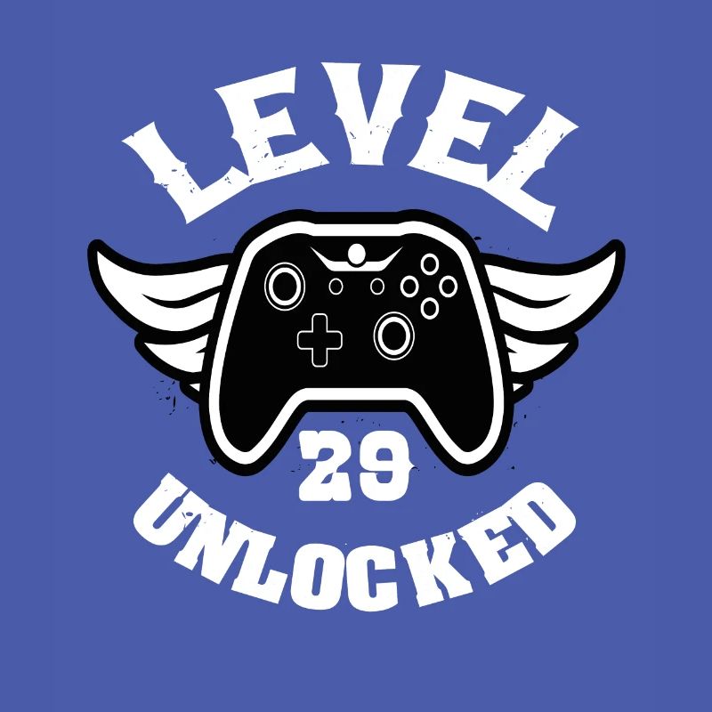 Level 29 Unlocked 29 Geburtstag