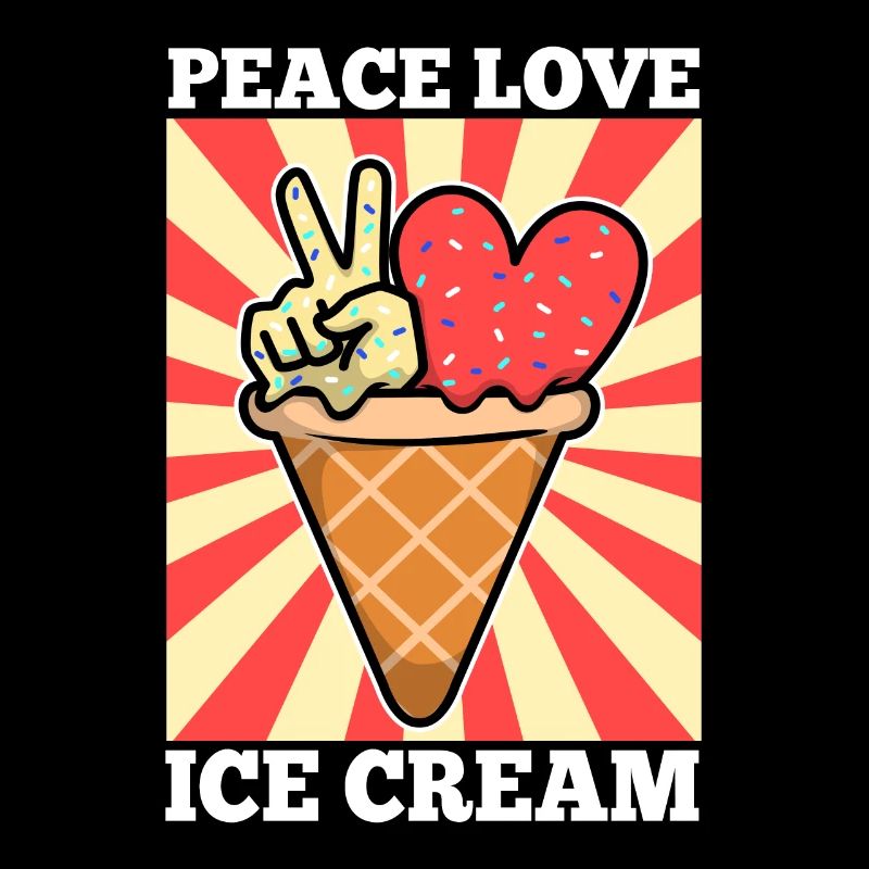 Crème glacée Peace Love