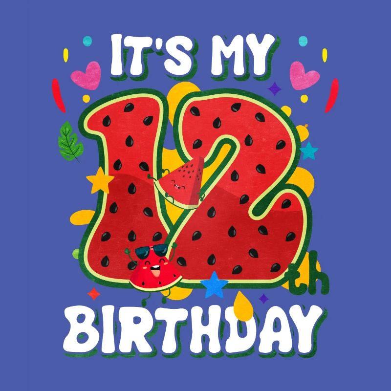 12th Birthday Watermelon Summer Gift