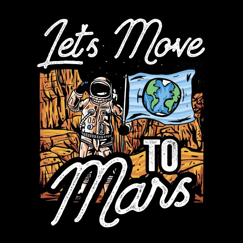 Départ pour Mars Space Planet Astronaut