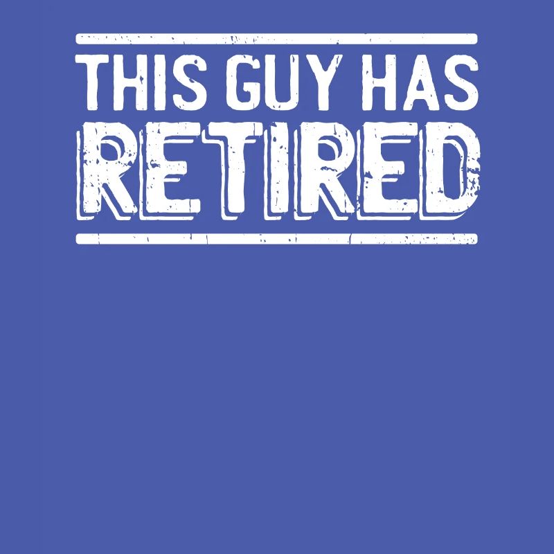 Rentner Rente This Guy Is Retired