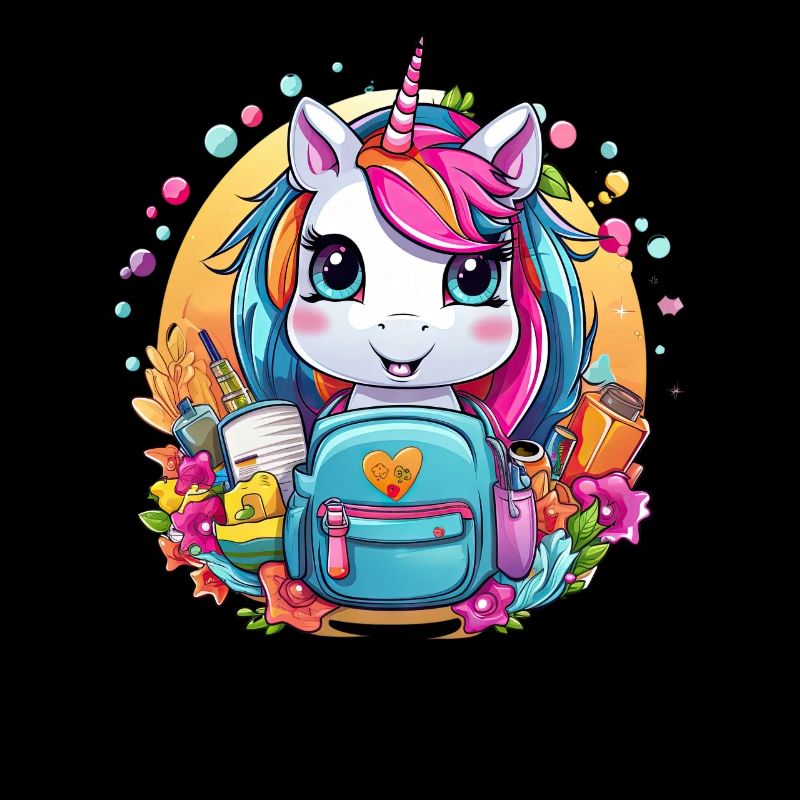 Einhorn Schulkind Einschulung Mädchen Geschenk