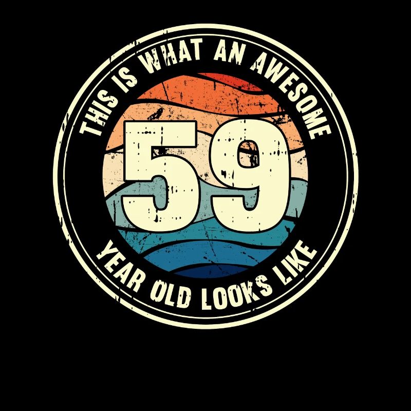 59. Geburtstag so sieht man mit 59 Retro Geschenk
