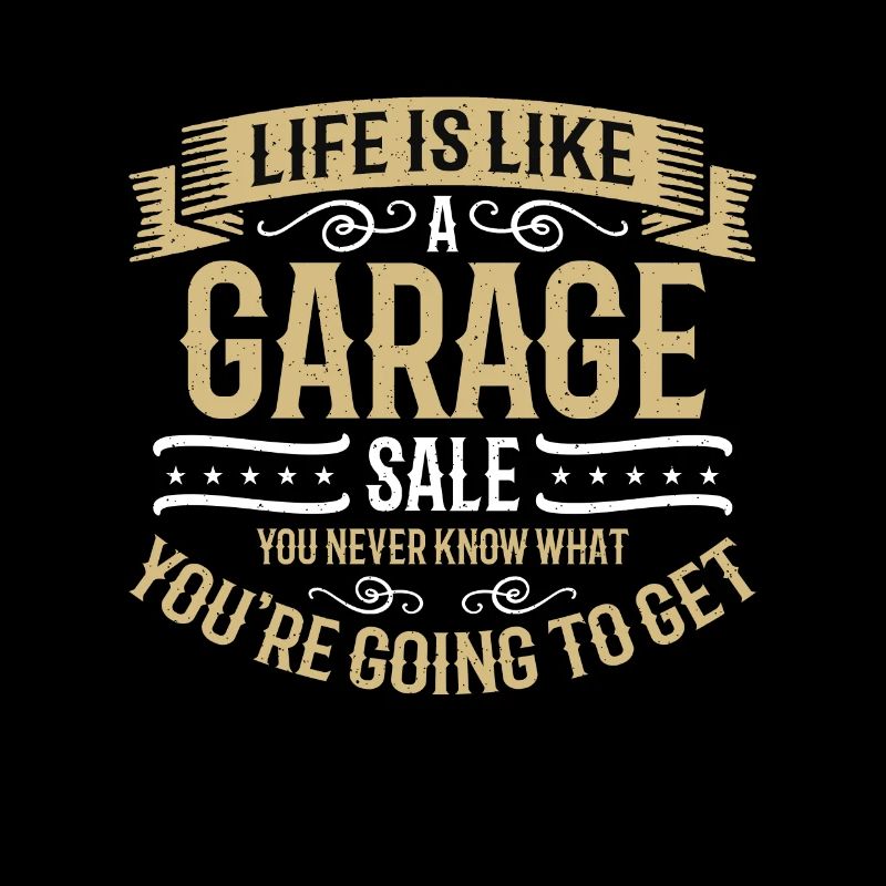 La vie de vente de garage est comme une vente de garage
