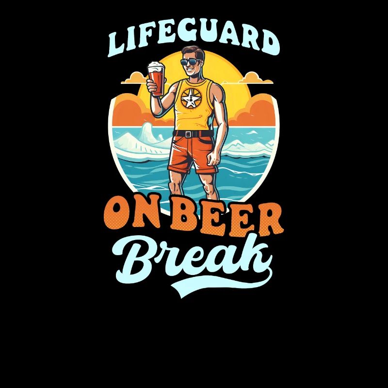Rettungsschwimmer Rettungsschwimmer in der Bierpause