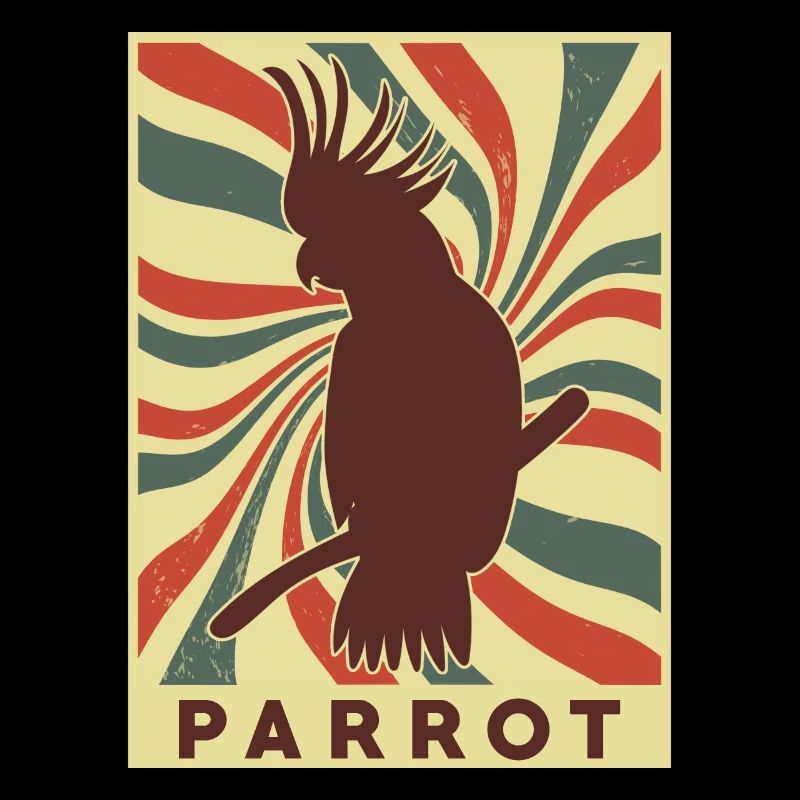 Parrot Retro Vintage