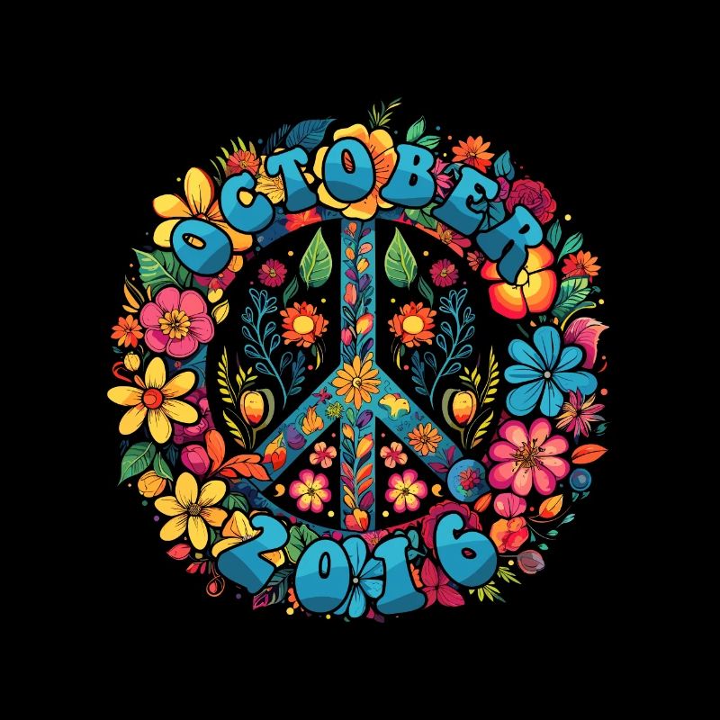Flower Power Hippie Birthday - October 2016