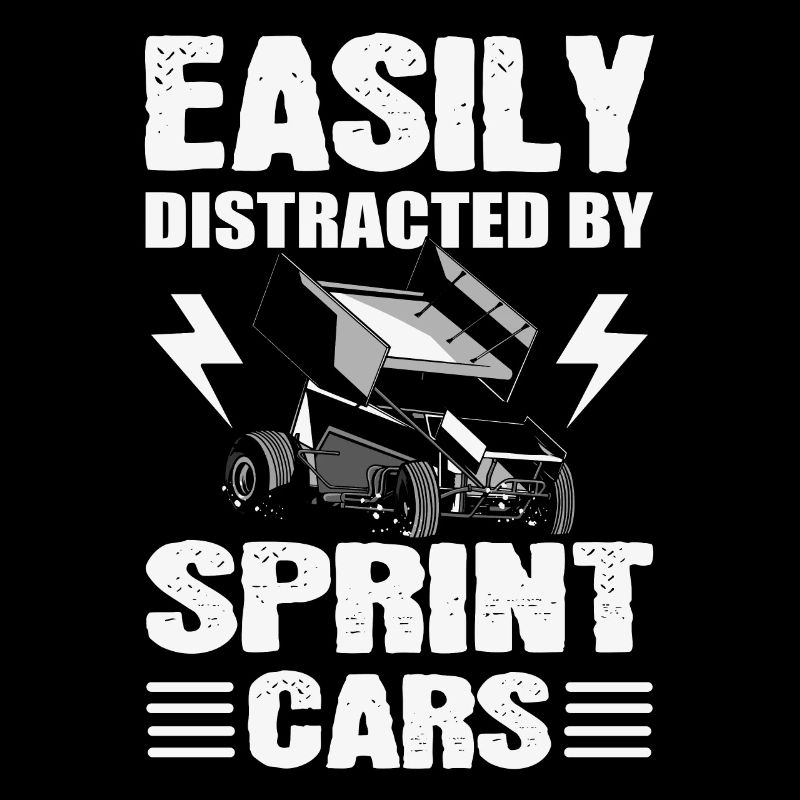 Leicht ablenkbar durch Sprintautos Sprint Car