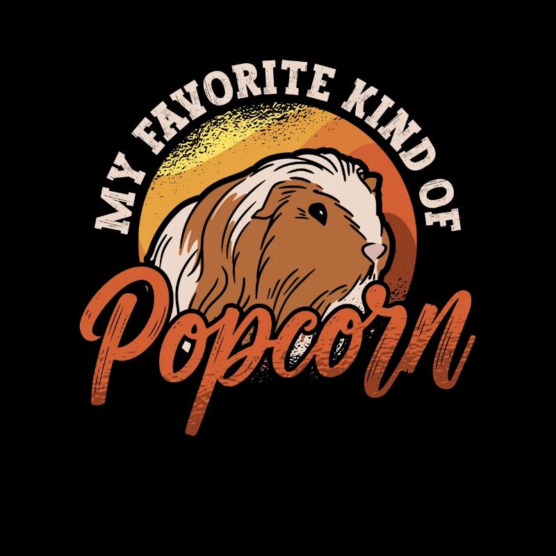 Cochon d’Inde Mon type préféré de hamster Popcorn