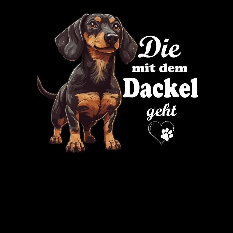 mit dem Dackel gehen - Hunderasse Dackel - Dackel