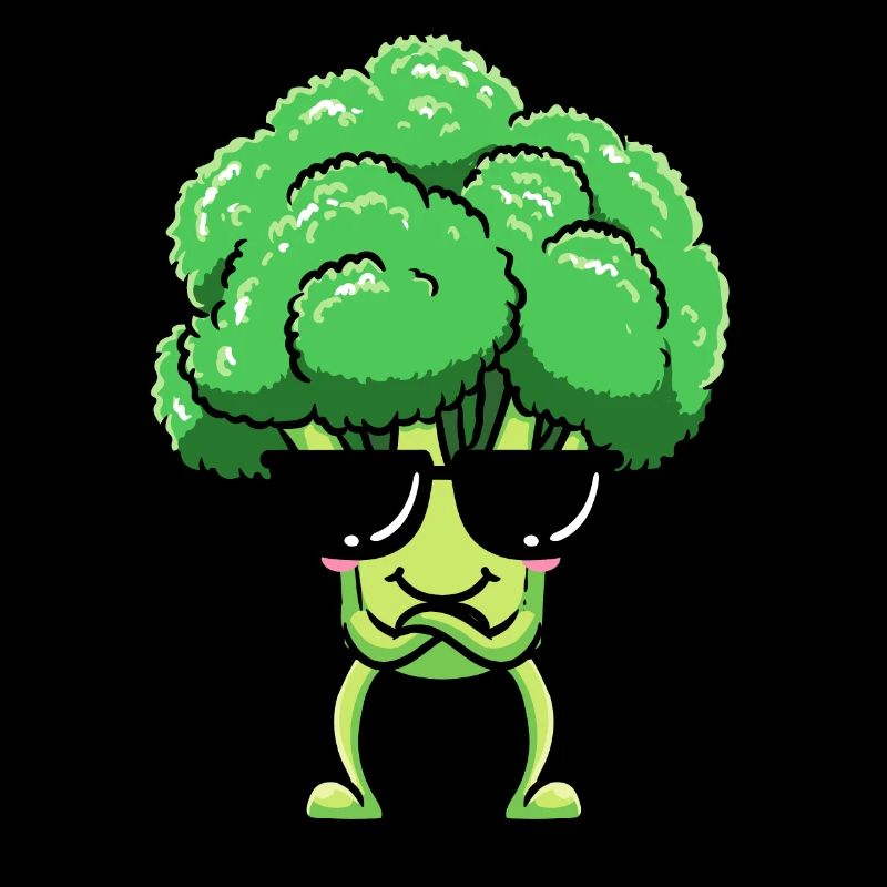 Broccoli Emoticon Vegan Vegetable Vegetarian