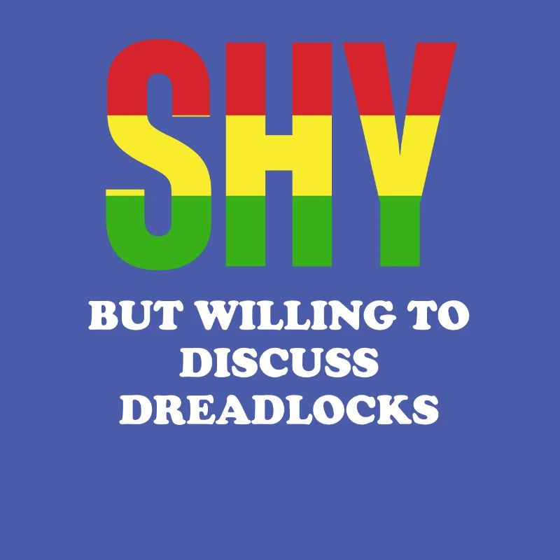 Timide mais prêt à parler de dreadlocks