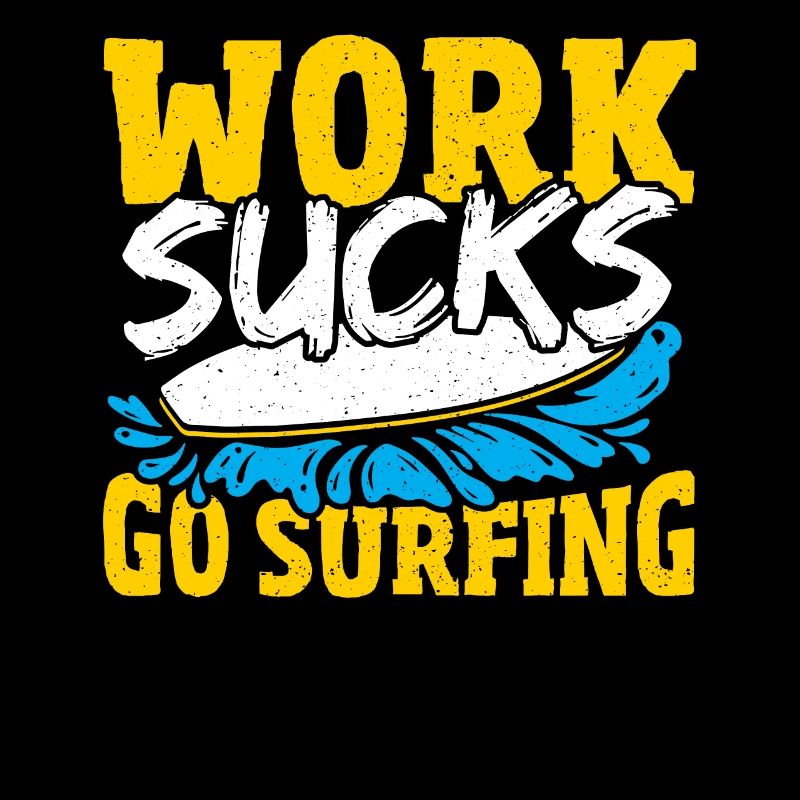 Surfer Planche De Surf Travail Sucer Aller Surfer