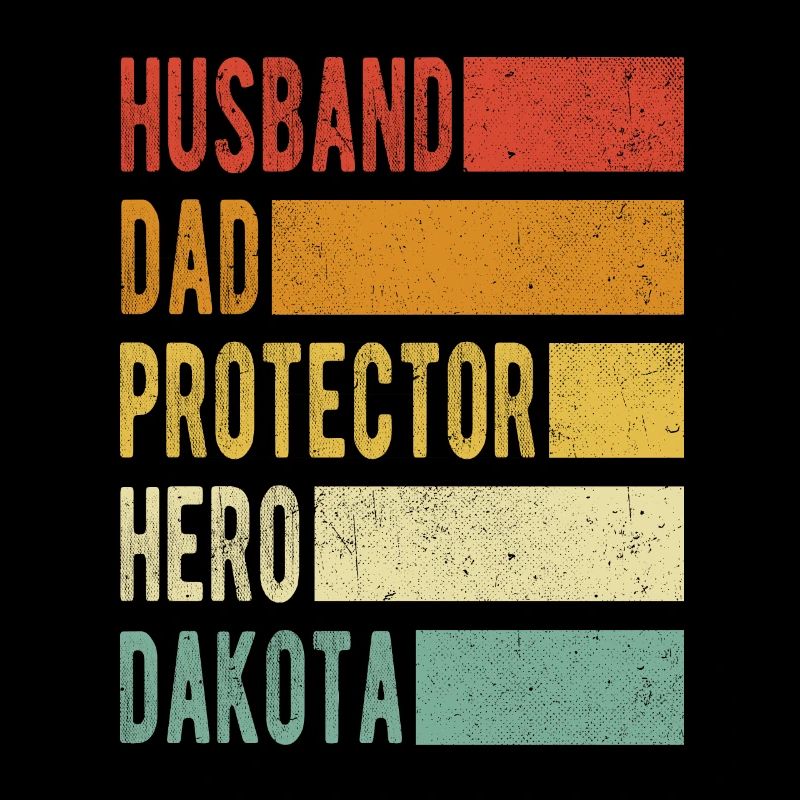 Dakota Name Papa Geschenk