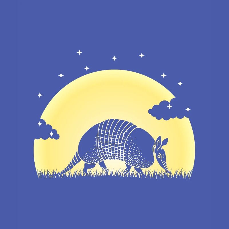 Armadillo, Armadillo, Landscape, Forest, Trees, Sun