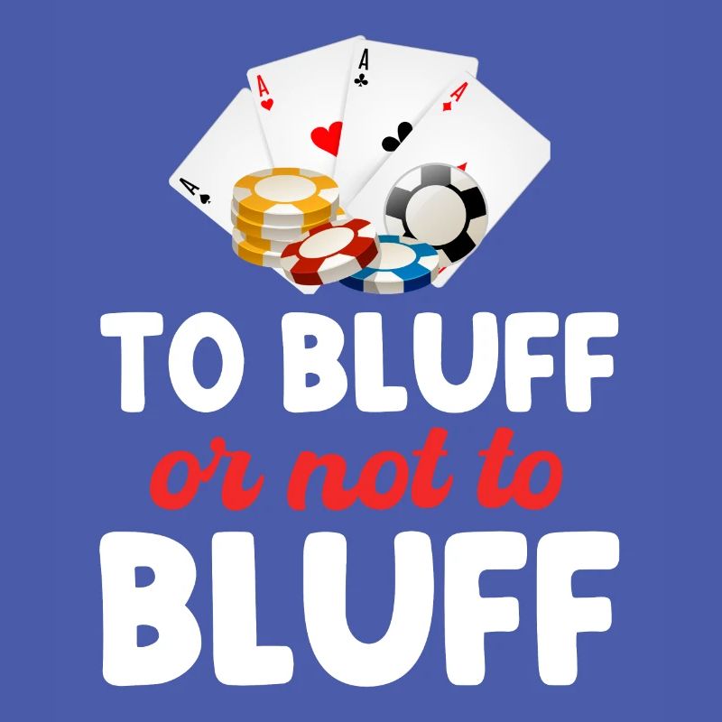 Bluffen Oder Nicht Bluffen Lustiger Pokerspieler