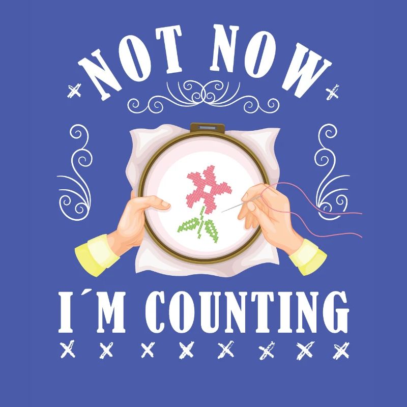 Ne faites pas de point de croix maintenant je compte le point de croix