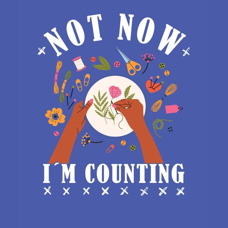 Ne faites pas de point de croix maintenant je compte le point de croix