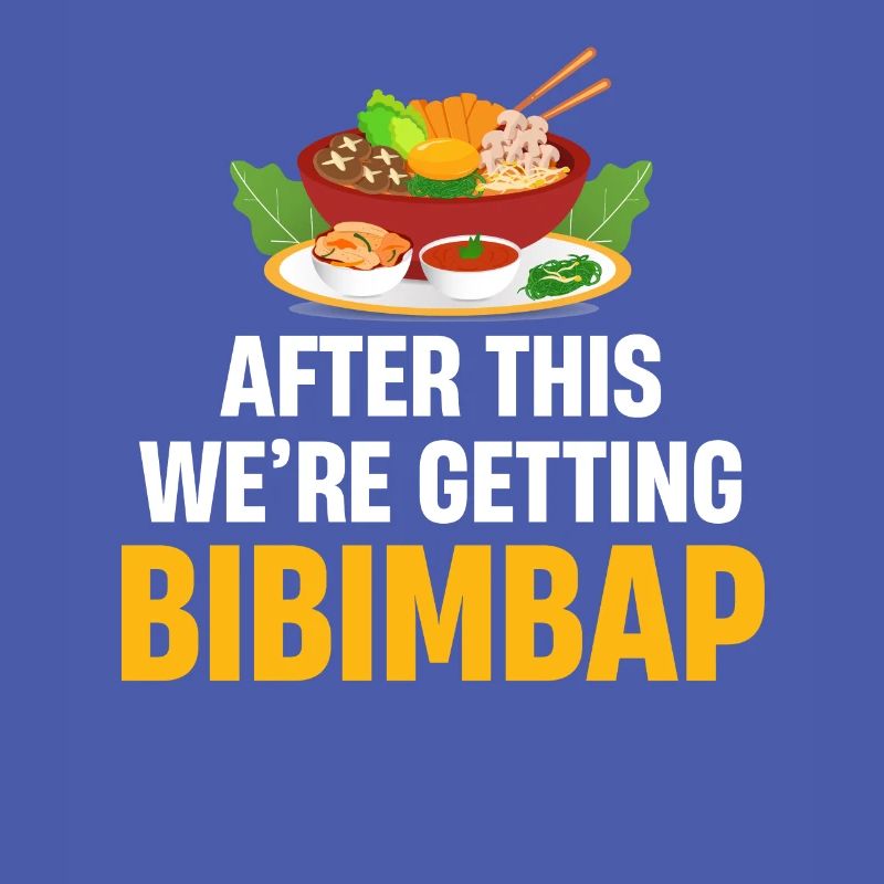 After that we get bibimbap maki samgyeopsal