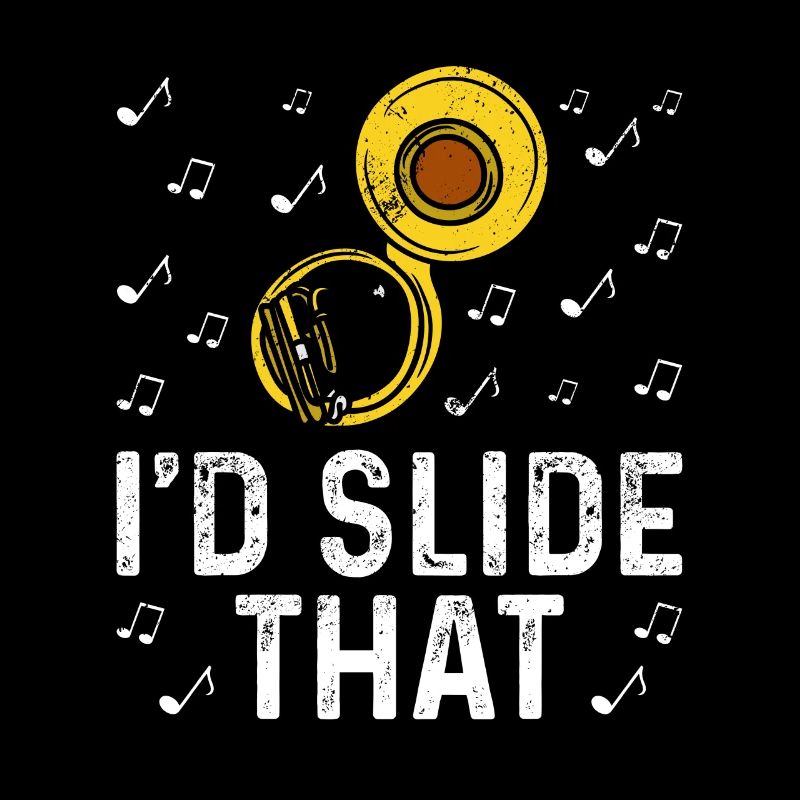 Funny Sousaphone Brass Band Player Marching Band