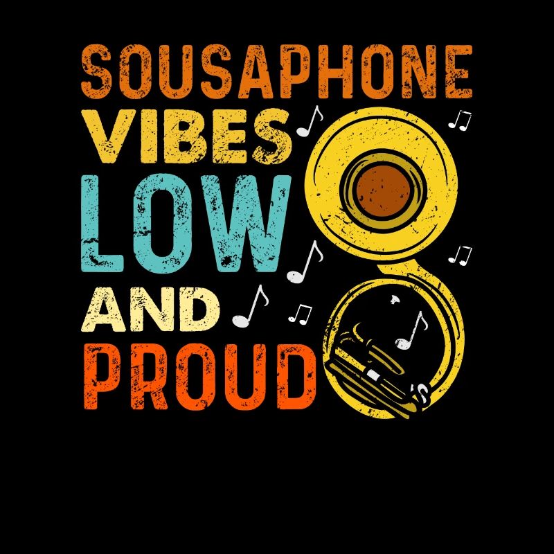 Funny Sousaphone Brass Band Player Marching Band