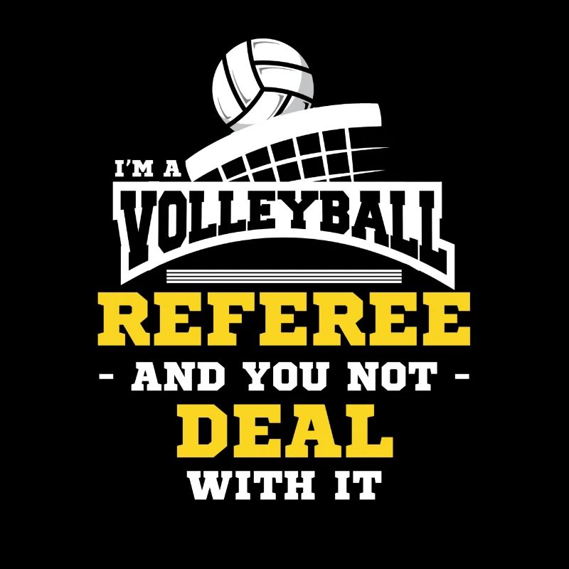 Ich Bin Ein Volleyball-schiedsrichter Und Du
