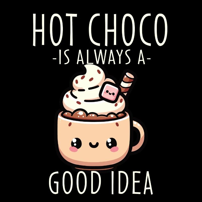 Conception apaisante de chocolat chaud pour le cacao