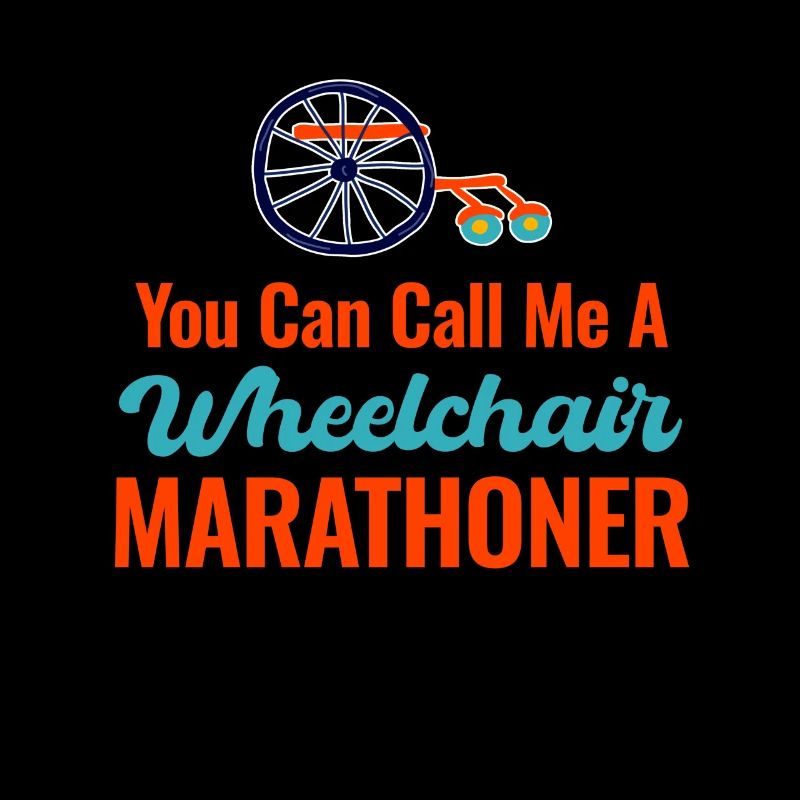 Man Kann Mich Einen Rollstuhl-marathonläufer Mit
