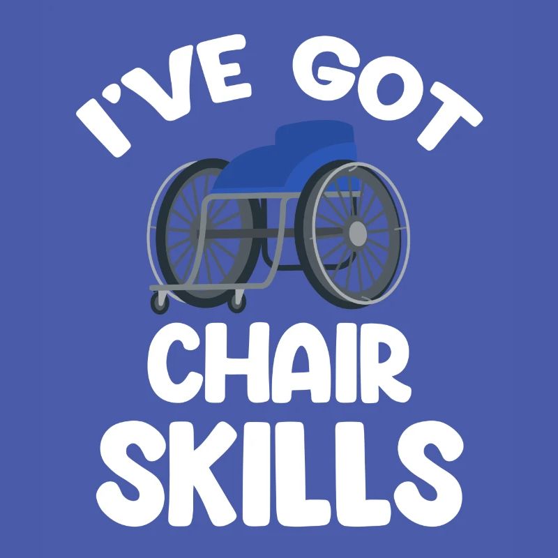 J’ai des compétences de chaise drôle paralympique