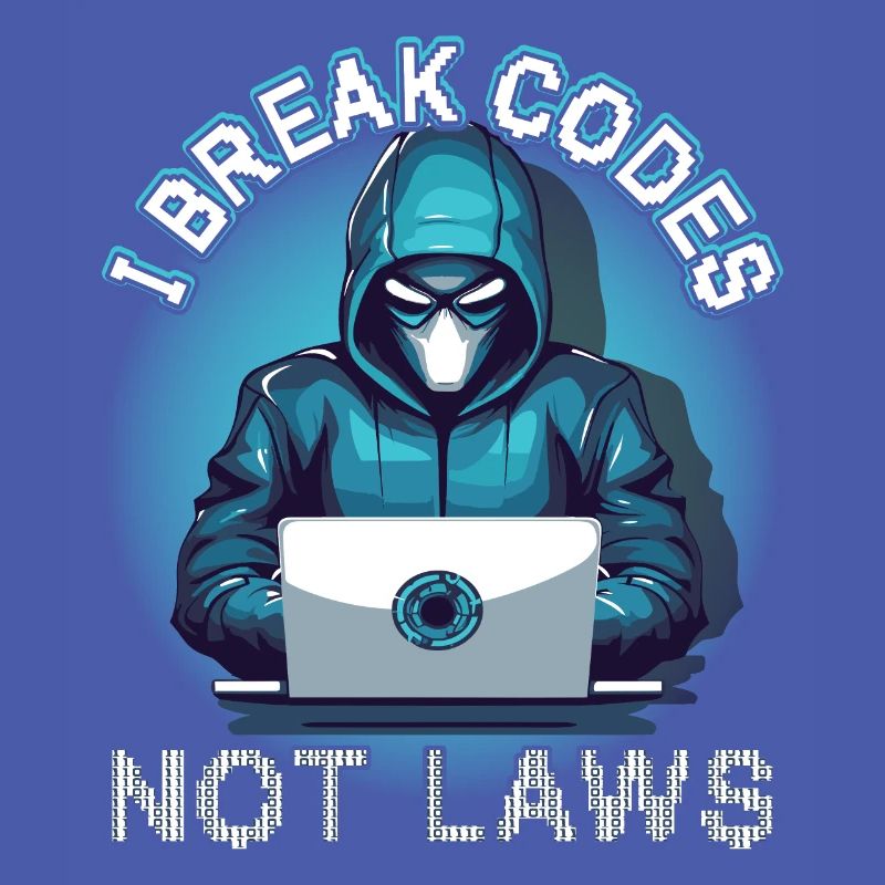 Cybersecurity Art Hacking Liebhaber Computer Nerd