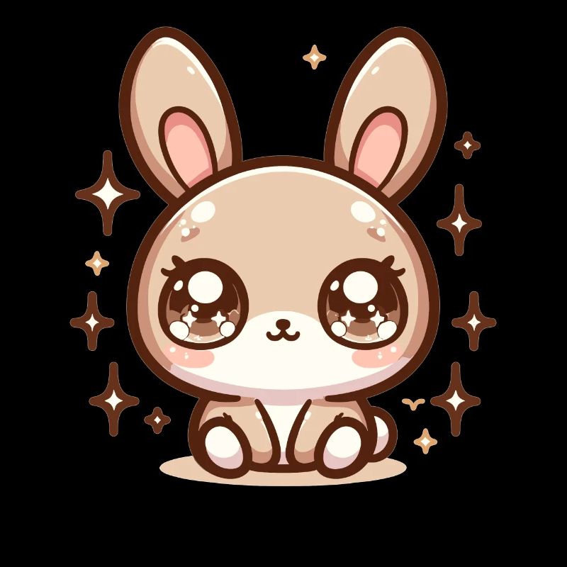 Kaninchen Bubble Tea Kawaii