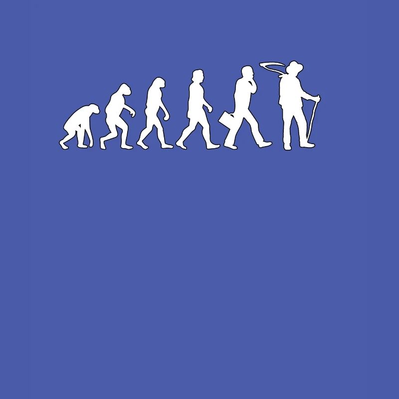 Drôle d'évolution de l'agriculteur motif de