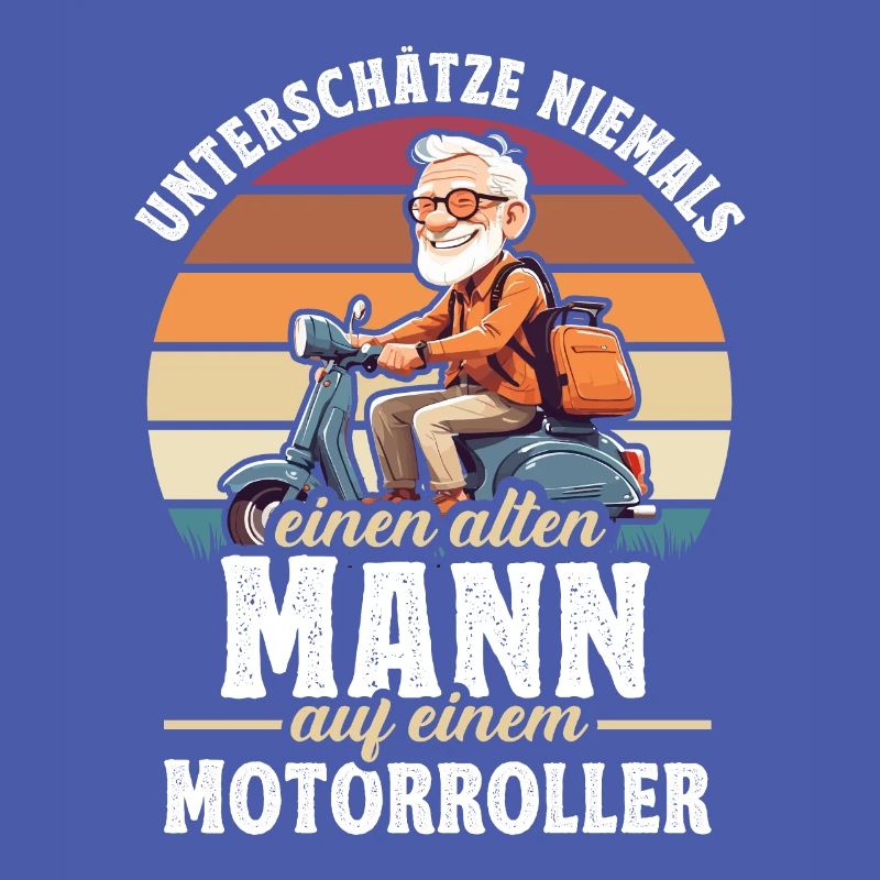 Motorroller Motorroller-Fahrer Rollerfahrer