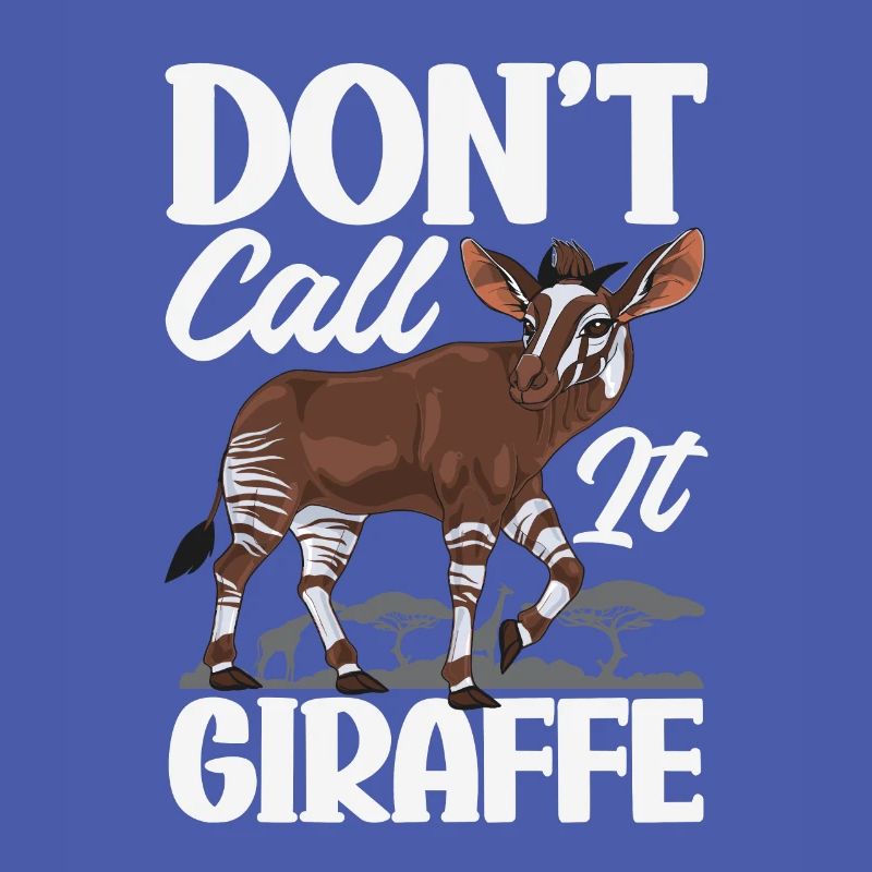 Lustiger Tierpfleger Okapi-liebhaber