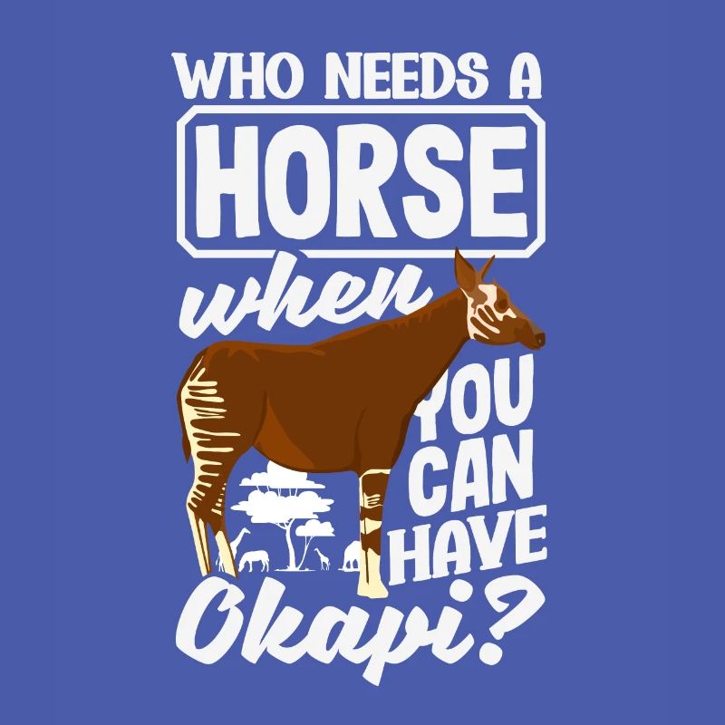 Funny zookeeper okapi lover