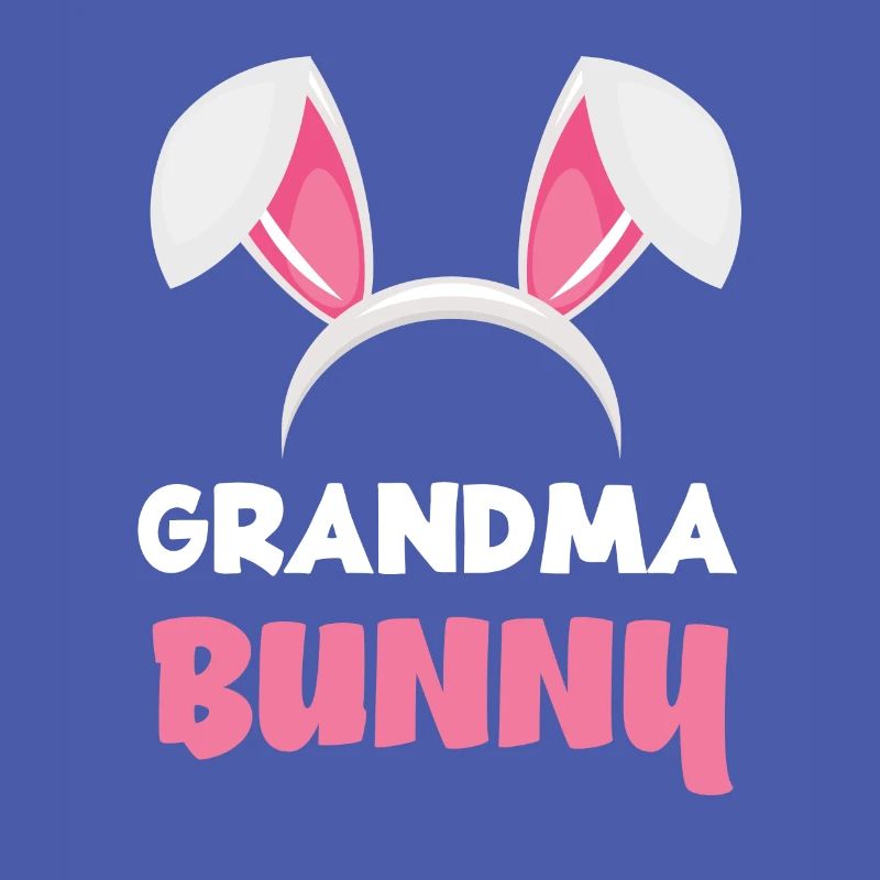 Grandma Bunny Easter Bunny Ears Easter