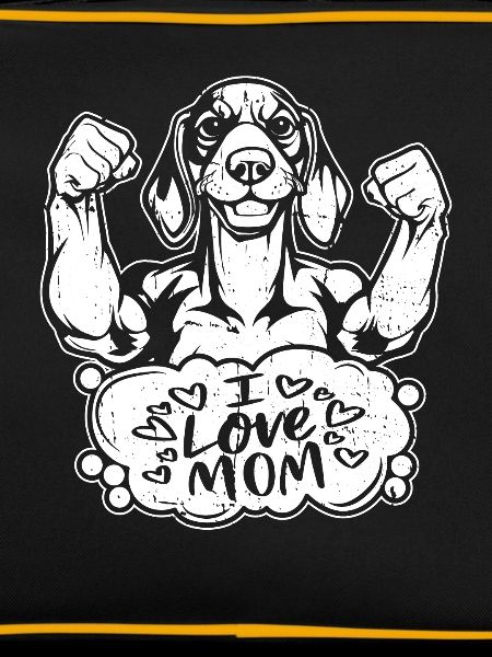 Dackel teckel j’aime maman
