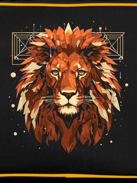 Lion Abstract