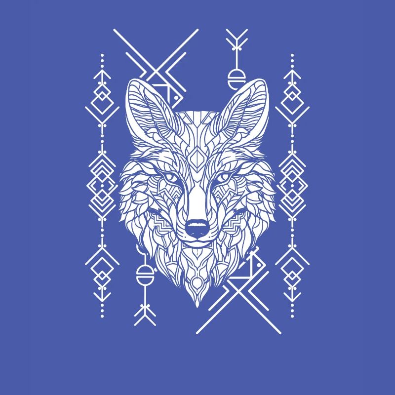 Wolf Geometric Polygon Wolf