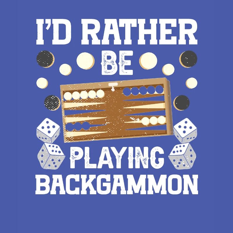 Board Game Funny Backgammon