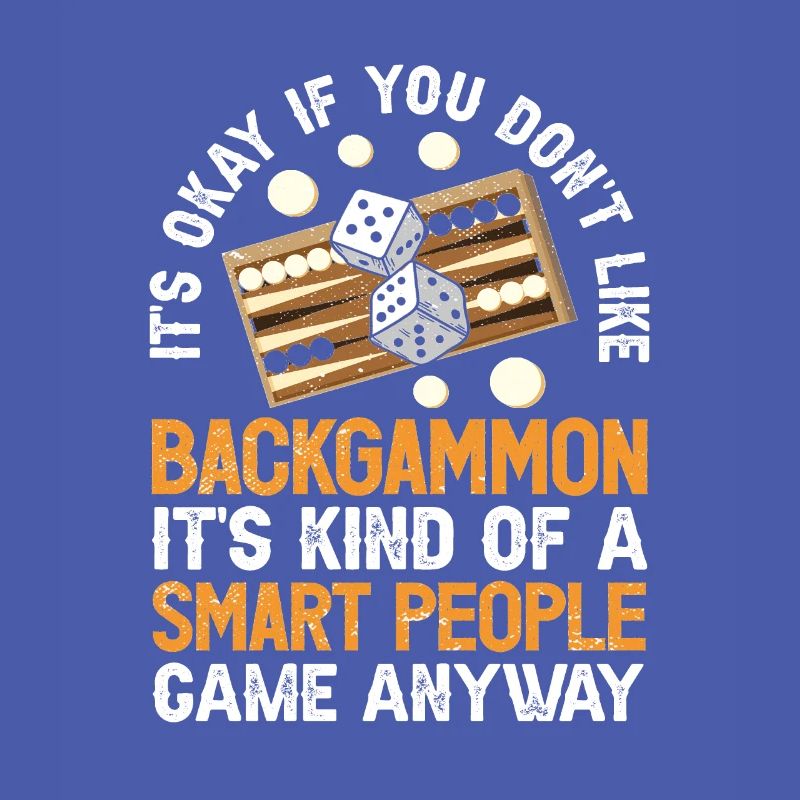 Board Game Funny Backgammon