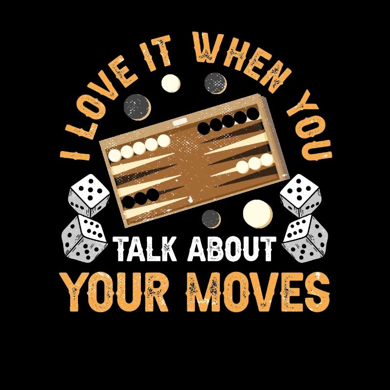 Board Game Funny Backgammon