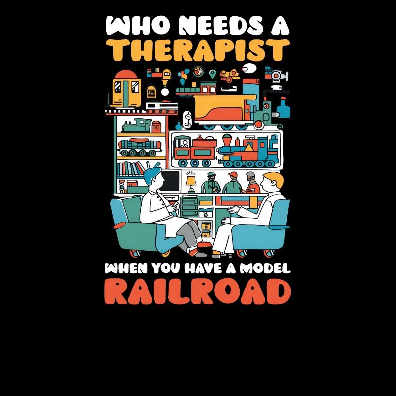 Model Railroad Who Needs Therapist When Have