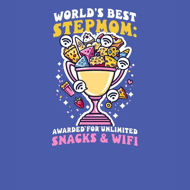 Muttertag Stiefmutter erhält unbegrenzte Snacks WLAN