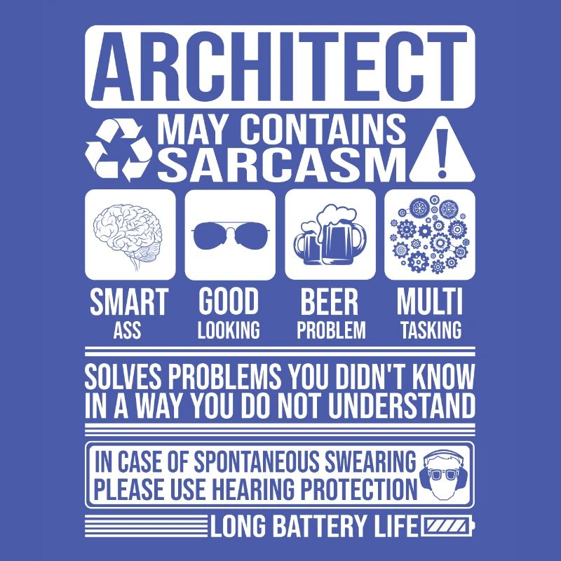 Architect Sarcasm funny Gift Architect